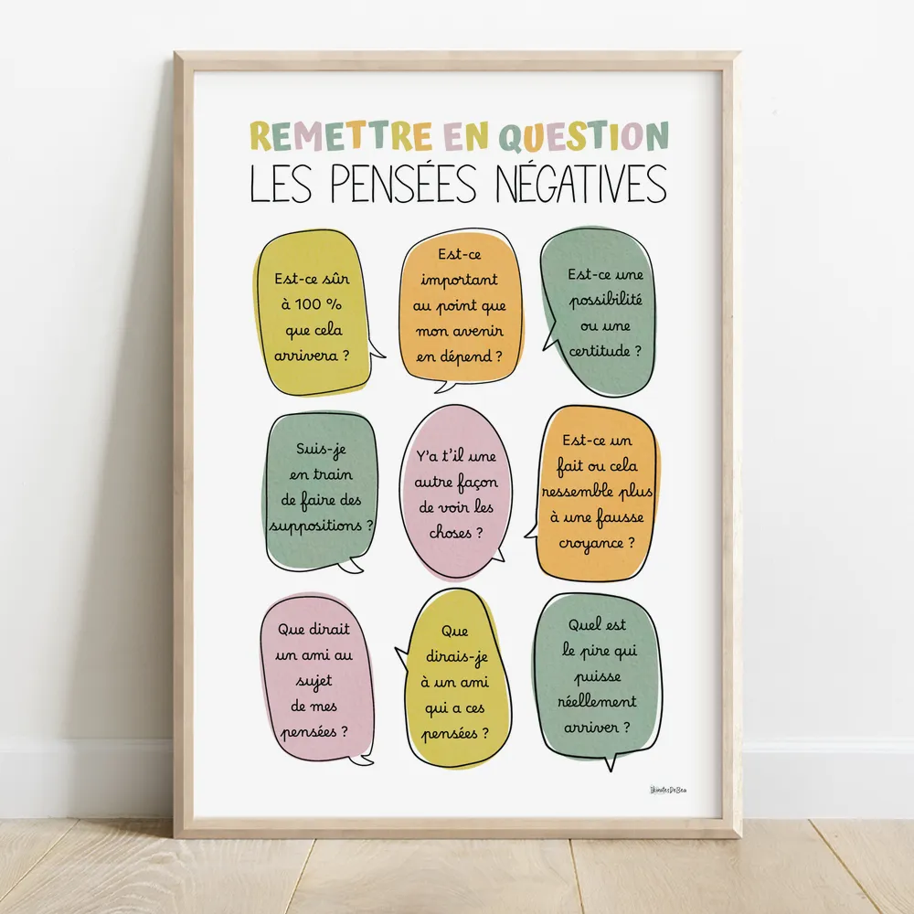 Remettre En Question Les Pens Es N Gatives Pastel